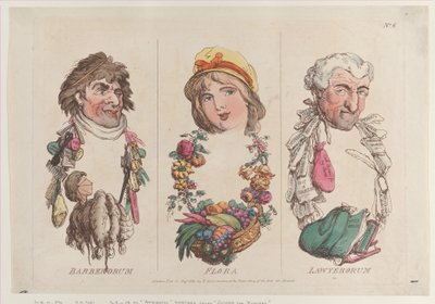 Barberorum, Flora, Lawyerorum, 15 augusti 1800., 15 augusti 1800. av Thomas Rowlandson