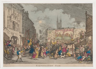 Bartolomeusmässan, 1807, 1807. av Thomas Rowlandson