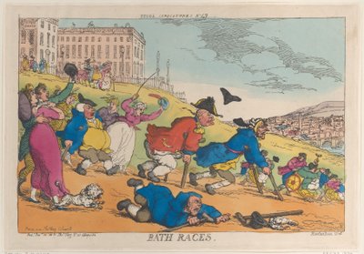 Bath Races, 20 november 1810, 20 november 1810. av Thomas Rowlandson