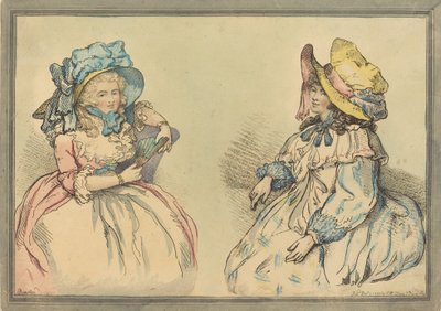 Skönheter, publicerad 1792. av Thomas Rowlandson