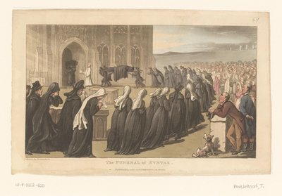 Syntax begravning av Thomas Rowlandson