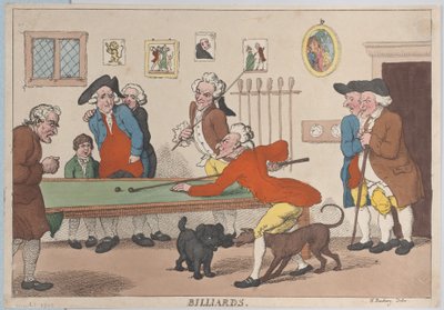Biljard, 1 mars 1803., 1 mars 1803. av Thomas Rowlandson