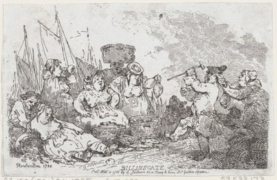 Billingsgate, 4 februari 1786, 4 februari 1786. av Thomas Rowlandson