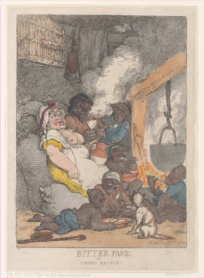 Bitter mat eller sveper regaling, 1812., 1812. av Thomas Rowlandson
