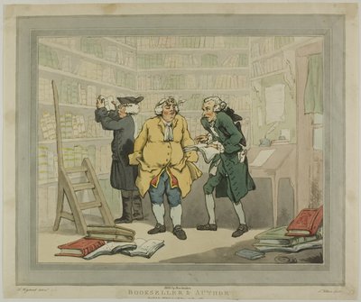 Bokhandlare och författare av Thomas Rowlandson