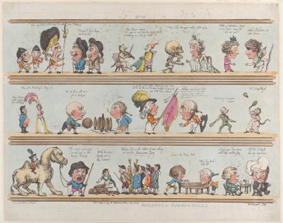 Borders for Rooms & Halls, skylt 10, 10 juli 1799., 10 juli 1799. av Thomas Rowlandson