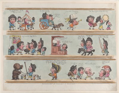 Borders for Rooms & Halls, skylt 8, 20 juni 1799., 20 juni 1799. av Thomas Rowlandson