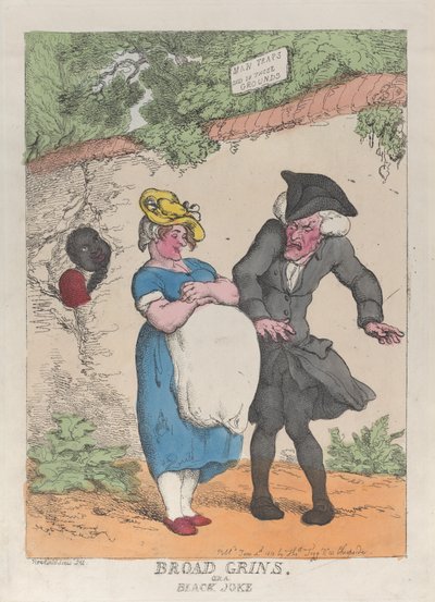 Broad Grins, or a Black Joke, 4 juni 1812., 4 juni 1812. av Thomas Rowlandson