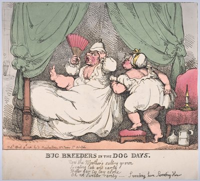 Bug Breeders in the Dog Days, 4 april 1812., 4 april 1812. av Thomas Rowlandson