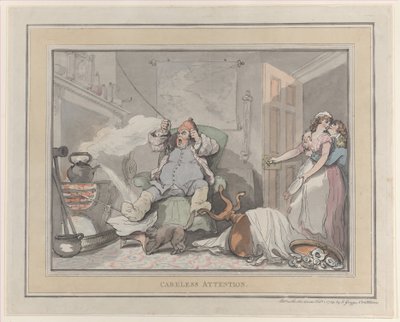 Sorglös uppmärksamhet, 1 februari 1789., 1 februari 1789. av Thomas Rowlandson