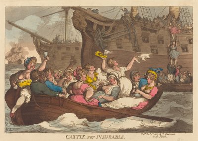 Nötkreatur är inte försäkringsbar av Thomas Rowlandson