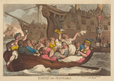 Nötkreatur kan inte försäkras av Thomas Rowlandson