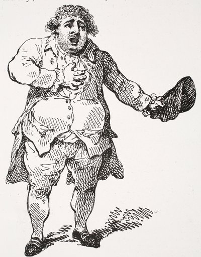 Charles James Fox som Demosthenes, illustration från "Hutchinson