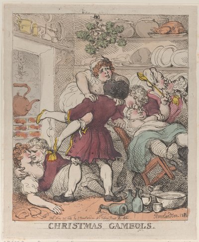 Christmas Gambols, 30 november 1812, 30 november 1812. av Thomas Rowlandson