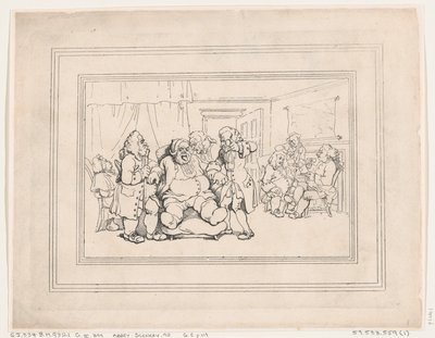 Comforts of Bath, tavla 1, 6 januari 1798., 6 januari 1798. av Thomas Rowlandson