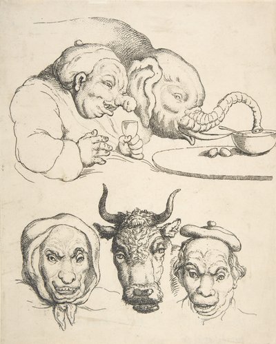 Jämförande anatomi, 1800-25., 1800-25. av Thomas Rowlandson