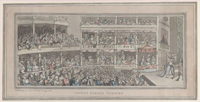 Covent Garden Theatre, 20 juli 1786, 20 juli 1786. av Thomas Rowlandson