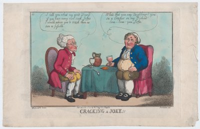 Att knäcka ett skämt, 15 november 1808., 15 november 1808. av Thomas Rowlandson