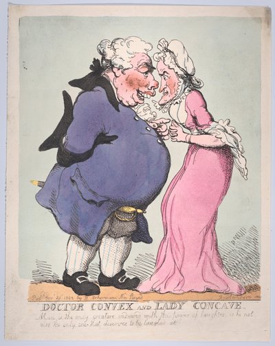 Doctor Convex och Lady Concave, 20 november 1802., 20 november 1802. av Thomas Rowlandson