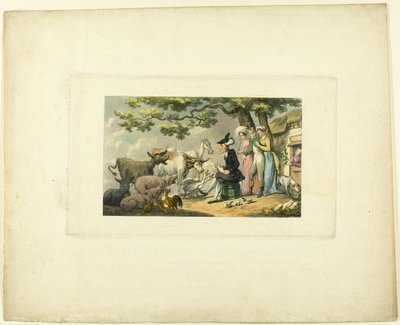 Doctor Syntax Drawing After Nature, från The Tour of Doctor Syntax av Thomas Rowlandson