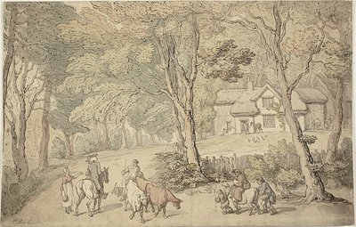 Doktor Syntax på vägen av Thomas Rowlandson
