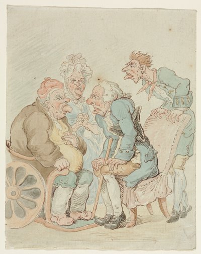 Läkare, sent 1800-tal eller tidigt 1900-tal. av Thomas Rowlandson