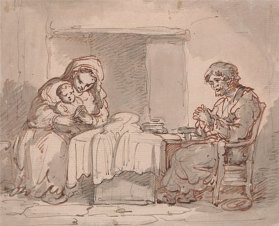 Heminredning av Thomas Rowlandson