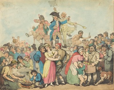 Dr. Botherum, Mountebank, 1800. av Thomas Rowlandson