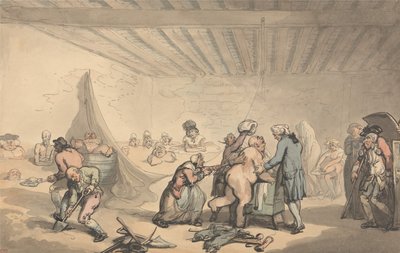 Dr Grahams badanstalt av Thomas Rowlandson