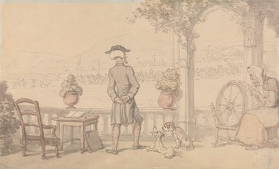 Dr. Syntax i monolog av Thomas Rowlandson