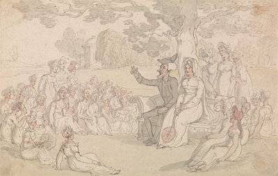 Dr Syntax besöker en internatskola för unga damer av Thomas Rowlandson