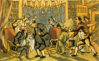 "Dr Syntax i fara" av Thomas Rowlandson