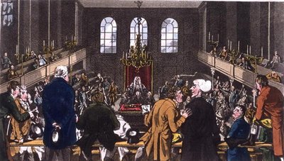 Dr Syntax i underhuset av Thomas Rowlandson