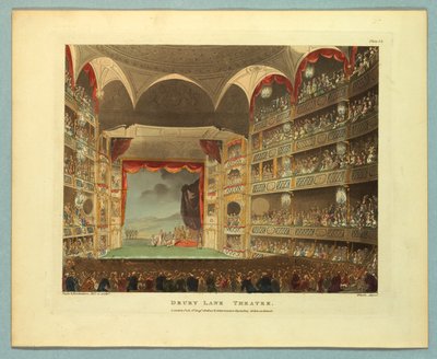 Drury Lane Theatre från Ackermann