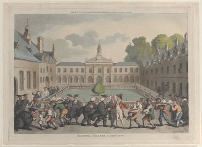 Emmanuel College, Cambridge, 31 oktober 1811, 31 oktober 1811. av Thomas Rowlandson