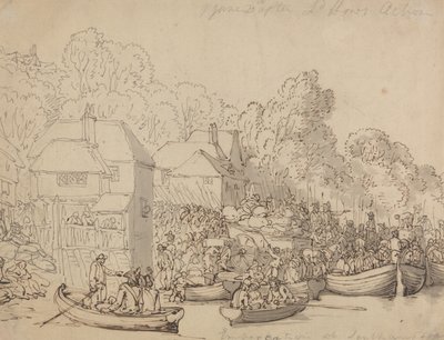 Ombordstigning i Southampton, den 20 juni 1794 (Version A) av Thomas Rowlandson