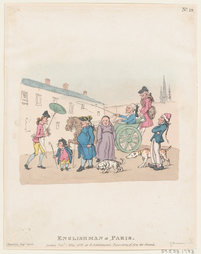 Engelsman i Paris, 1 maj 1803., 1 maj 1803. av Thomas Rowlandson