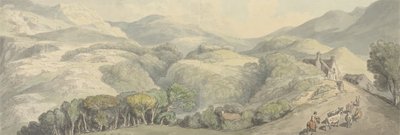 Ingång till Festiniog, Wales av Thomas Rowlandson