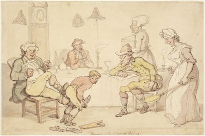 ”Kvällen” eller ”Den känslosamme mannen” av Thomas Rowlandson