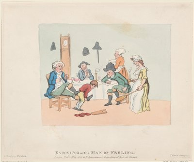 Kväll, eller Känslans man, 1 maj 1803., 1 maj 1803. av Thomas Rowlandson