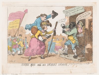 Varje man har sin hobbyhäst, 1 maj 1784, 1 maj 1784. av Thomas Rowlandson
