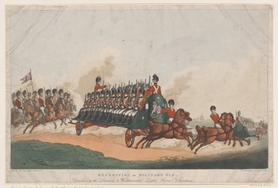 Expedition, eller militärflyg, 16 maj 1798, 16 maj 1798. av Thomas Rowlandson