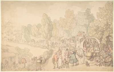 Fairlop Fair, Essex av Thomas Rowlandson