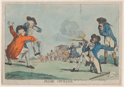 Falskt mod, 22 november 1788., 22 november 1788. av Thomas Rowlandson