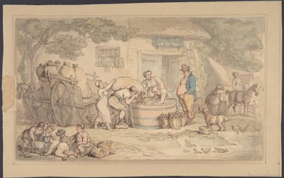 Jordbruksbild av Thomas Rowlandson