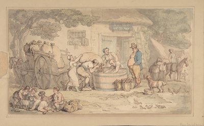 Lantbruksscen, 1780-1827. av Thomas Rowlandson