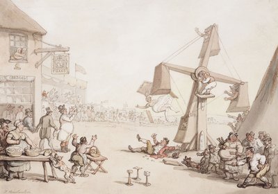 Figurer på en mässa, 1803 av Thomas Rowlandson