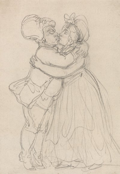 Förlåtande älskare av Thomas Rowlandson