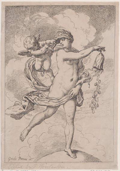 Fortuna med handväska, 1795-99., 1795-99. av Thomas Rowlandson