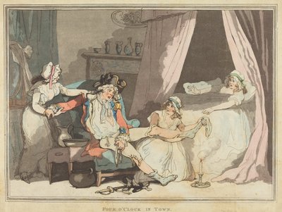 Klockan fyra i stan av Thomas Rowlandson